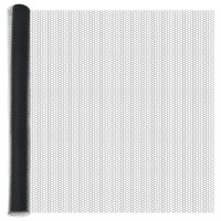 Produktbild för Utomhus hexagonal stängsel med stolpe 25 x 1,6 m Grå Mesh
