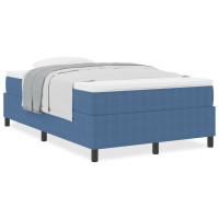 Produktbild för Bäddfjäder Blå och Vit 120 x 200 cm Kordread tyg