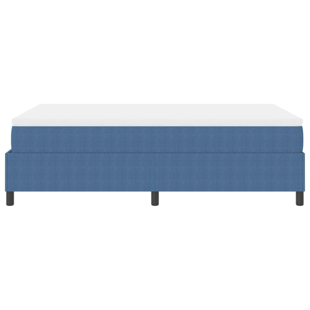 Produktbild för Bäddfjäder Blå och Vit 120 x 200 cm Kordread tyg