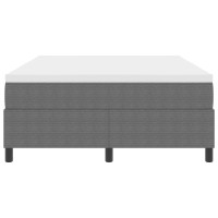 Produktbild för Bäddfjäder Ljusgrå och vit. 140 x 200 cm Kordread tyg