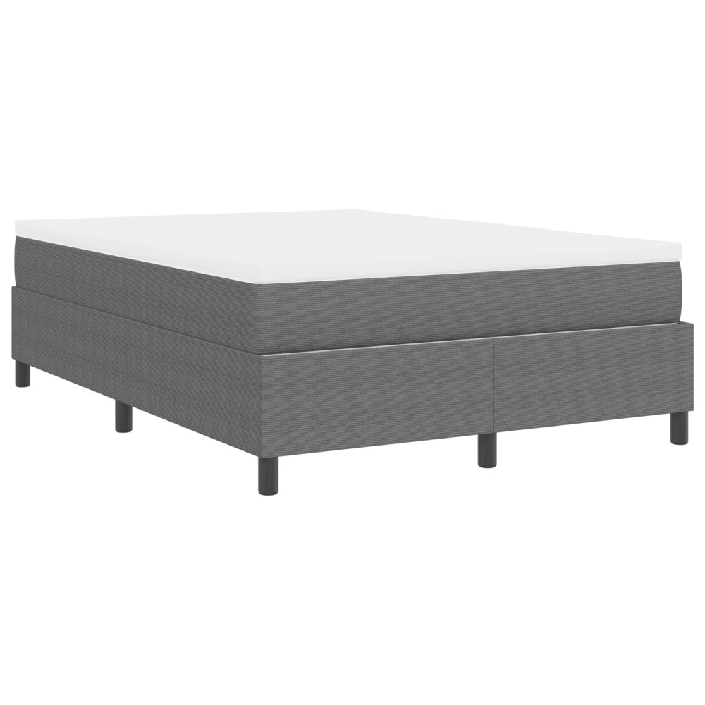 Produktbild för Bäddfjäder Ljusgrå och vit. 140 x 200 cm Kordread tyg