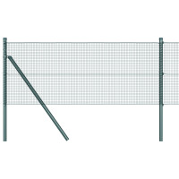 Produktbild för Svetsat trådgaller markfäste 50 x 0,4 m PVC-belagda stål Grön