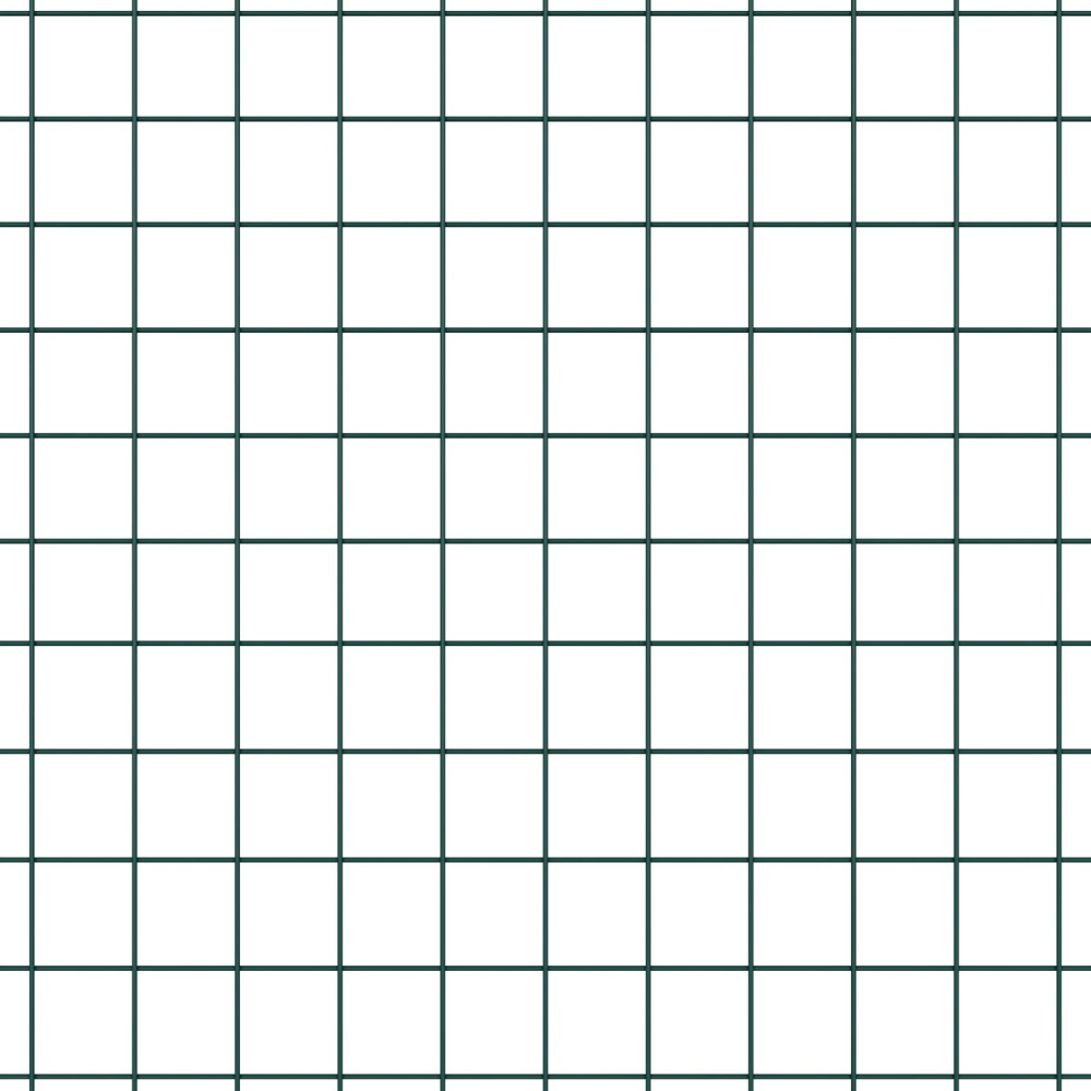 Produktbild för Utomhus Svetsat Trådstängsel Markfäste 50 x 1 m Grön Mesh