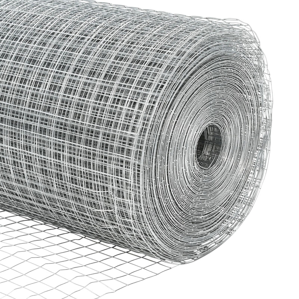 Produktbild för Svetsat trådgalleri med piggar 10 x 0,5 m (B x H)