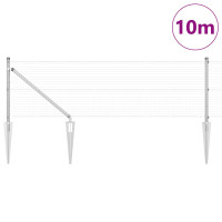Produktbild för Svetsat trådgalleri med piggar 10 x 0,5 m (B x H)