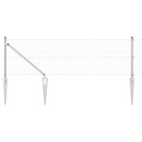 Produktbild för Svetsat trådgalleri med piggar 10 x 0,5 m (B x H)