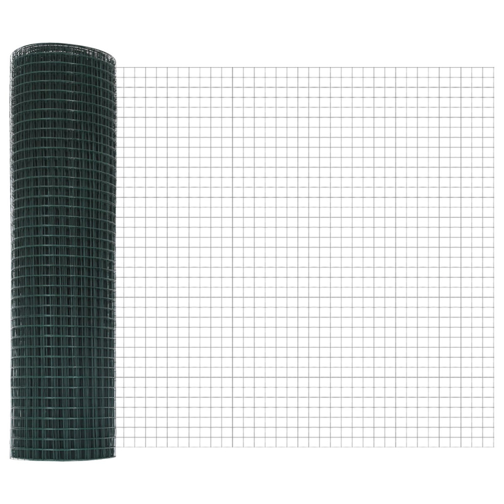 Produktbild för Svetsat trådgalleri med piggar 10 x 0,5 m (B x H)