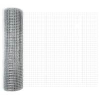 Produktbild för Svetsat Stålstaket med Betongbas 100 x 0,6 m Galvaniserat stål