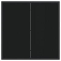 Produktbild för Trädgårdsmöbelset med kudde 3 pcs Svart konstrotting