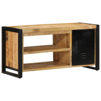 Produktbild för Skobänk Brun 100 x 40 x 50 cm Massivt Mangoträ