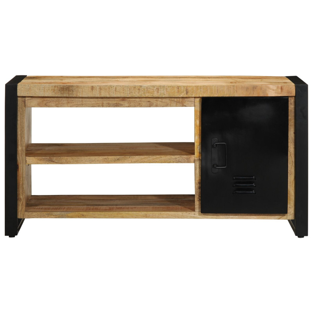 Produktbild för Skobänk Brun 100 x 40 x 50 cm Massivt Mangoträ