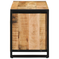 Produktbild för Skobänk Brun 100 x 40 x 50 cm Massivt Mangoträ