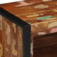 Produktbild för Skobänk Flerfärgsdesign 100 x 40 x 50 cm Massivt återvunnet trä