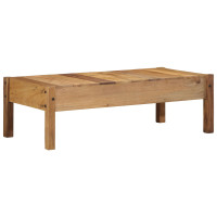 Produktbild för Kaffeebord med låda Brun 110 x 54 x 35 cm Solid återvunnen trä