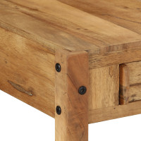Produktbild för Kaffeebord med låda Brun 110 x 54 x 35 cm Solid återvunnen trä