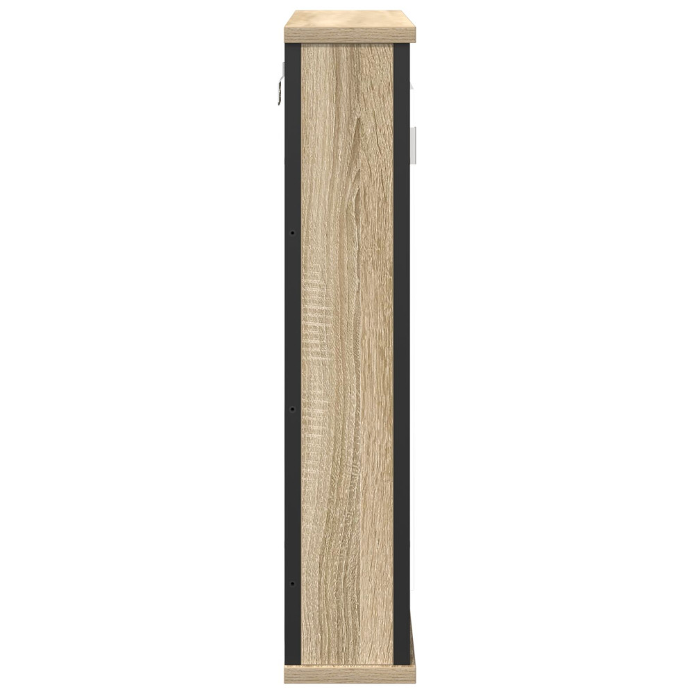 Produktbild för Spegelskåp med hylla Sonoma-ek 42 x 12 x 60 cm Konstruerat trä
