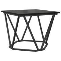 Produktbild för Sidobordsset 2 pcs Svart ek 50 x 50 x 40 cm