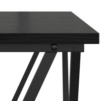 Produktbild för Sidobordsset 2 pcs Svart ek 50 x 50 x 40 cm