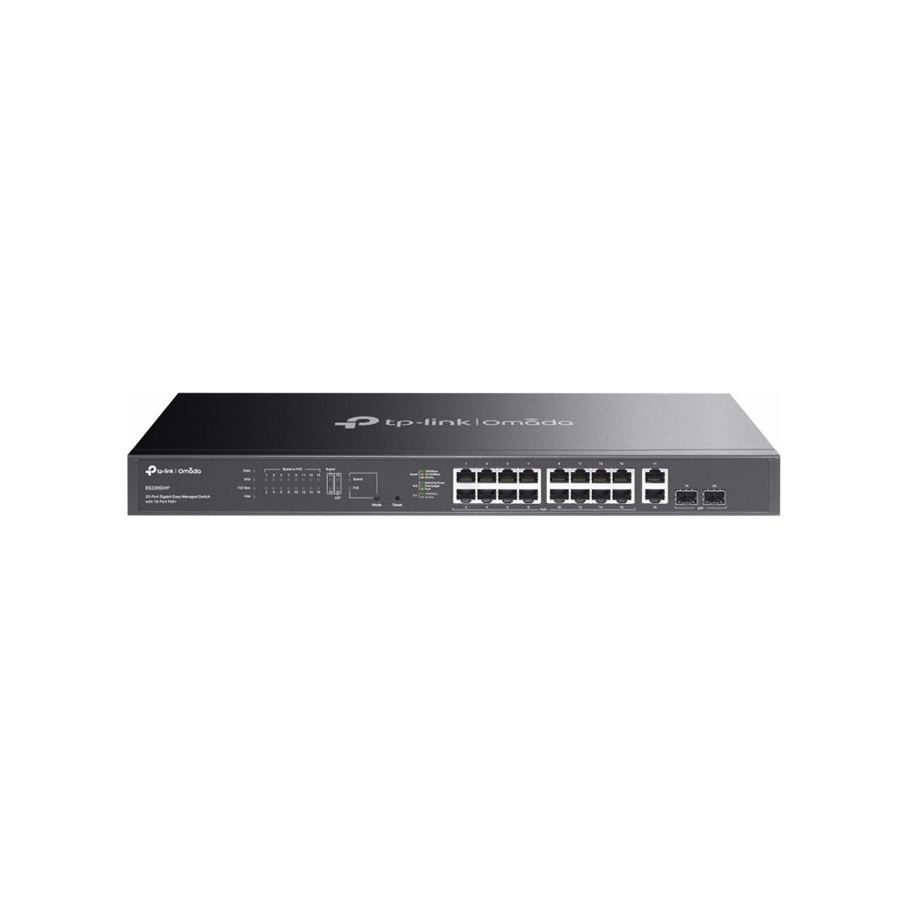 Produktbild för TP-Link Omada ES220GMP V1.6 - switch - 20 portar - Administrerad - rackmonterbar