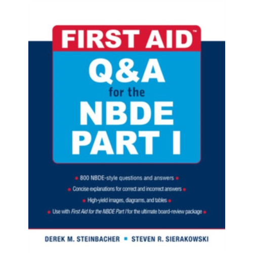 McGraw-Hill Education - Europe First Aid Q&A for the NBDE Part I (häftad, eng)