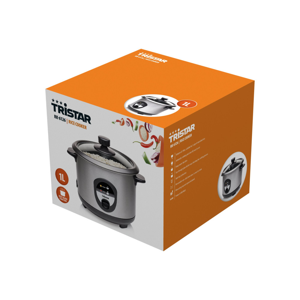 Produktbild för Tristar RK-6126 - riskokare - rostfritt stål