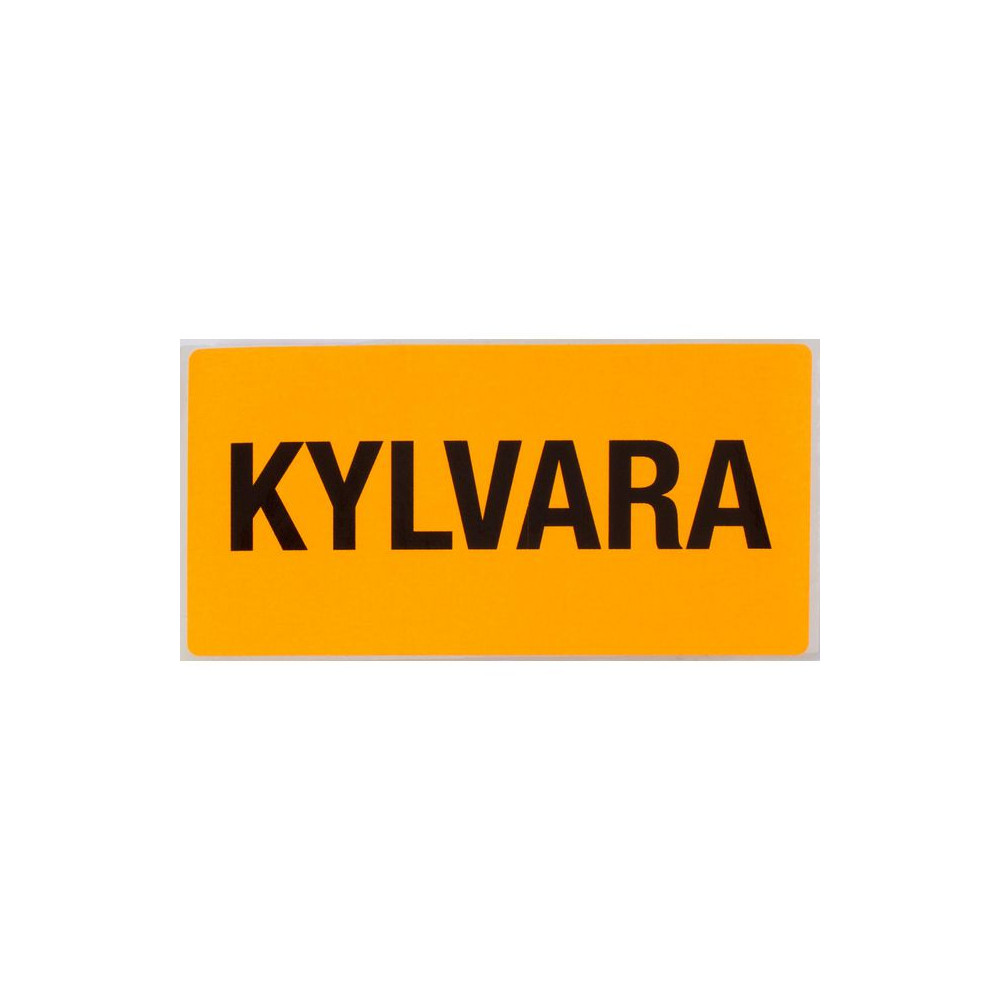 Produktbild för Varningsetikett Kylvara 500/rl