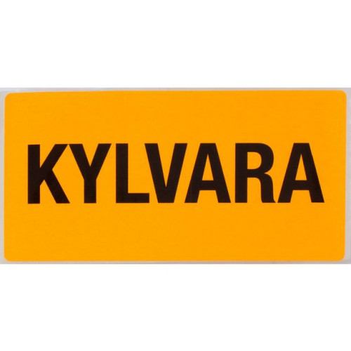 No Brand Varningsetikett Kylvara 500/rl