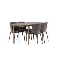 Produktbild för Andy Matbord med Modesto Stolarna