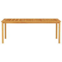 Produktbild för Trädgårdsmöbelset 9 pcs Brun Massivt Akaciaträ