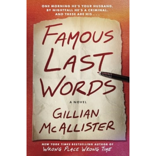 Gillian McAllister Famous Last Words (häftad, eng)