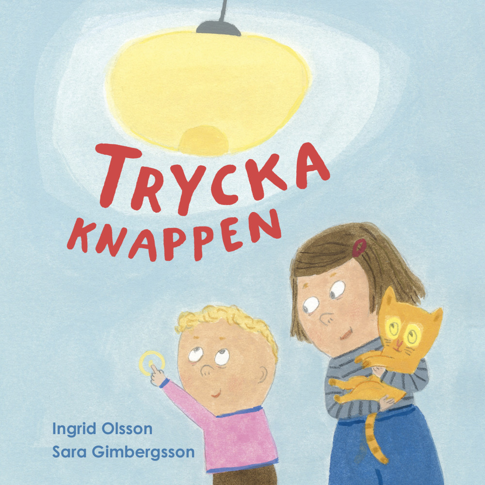Produktbild för Trycka knappen (bok, board book)
