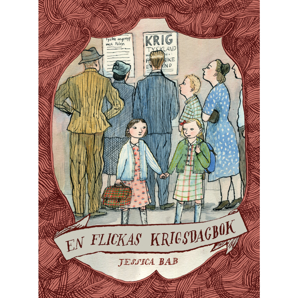 Produktbild för En flickas krigsdagbok (inbunden)