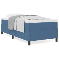 Produktbild för Bäddfjäder Blå och Vit 80 x 200 cm Kordread tyg
