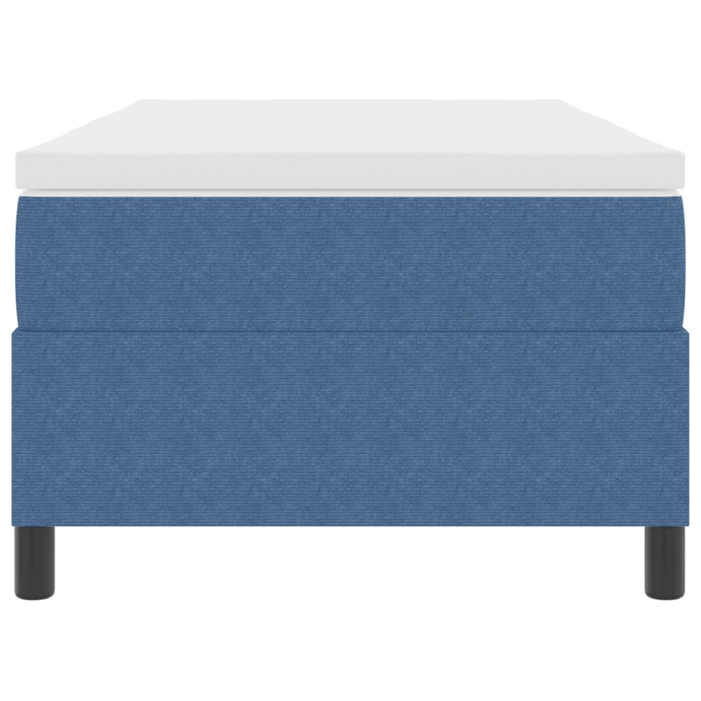 Produktbild för Bäddfjäder Blå och Vit 80 x 200 cm Kordread tyg