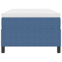 Produktbild för Bäddfjäder Blå och Vit 80 x 200 cm Kordread tyg