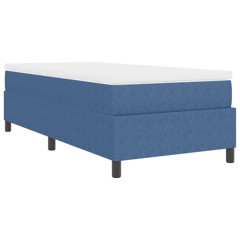 Produktbild för Bäddfjäder Blå och Vit 80 x 200 cm Kordread tyg