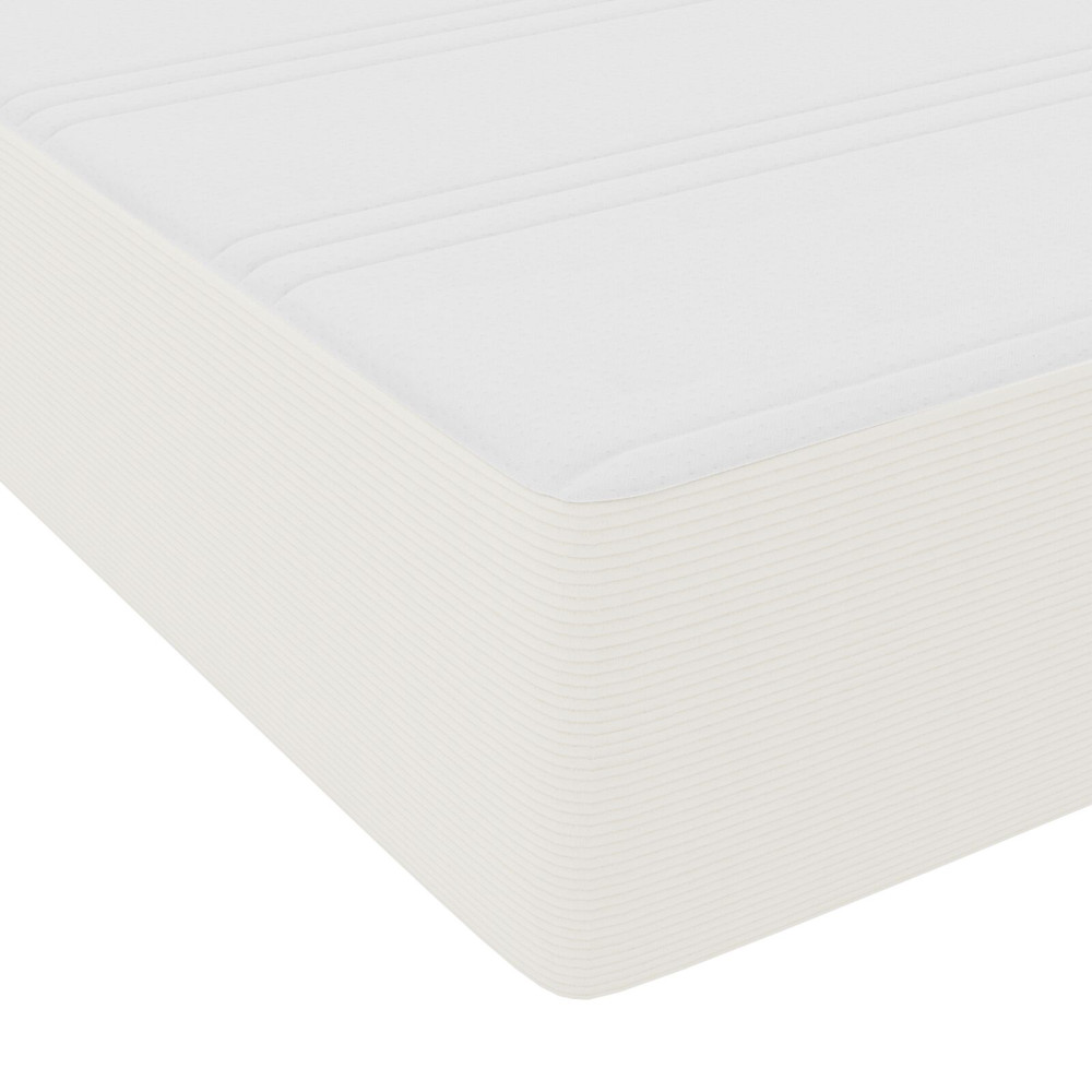 Produktbild för Bäddfjäder Grädde och vit 120 x 190 cm Kordread tyg