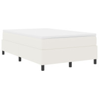 Produktbild för Bäddfjäder Grädde och vit 120 x 190 cm Kordread tyg