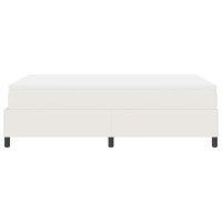 Produktbild för Bäddfjäder Grädde och vit 120 x 190 cm Kordread tyg