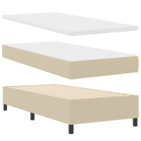 Produktbild för Bäddfjäder Ljusgrå och vit. 80 x 200 cm Kordread tyg