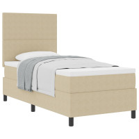 Produktbild för Bäddfjäder Ljusgrå och vit. 80 x 200 cm Kordread tyg