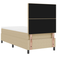 Produktbild för Bäddfjäder Ljusgrå och vit. 80 x 200 cm Kordread tyg