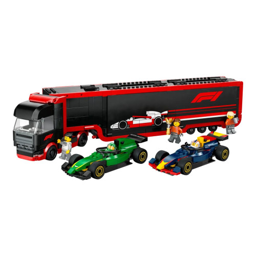 LEGO LEGO City 60445 - F1 Lastbil med RB20 & AMR24 F1 Bilar - byggsats