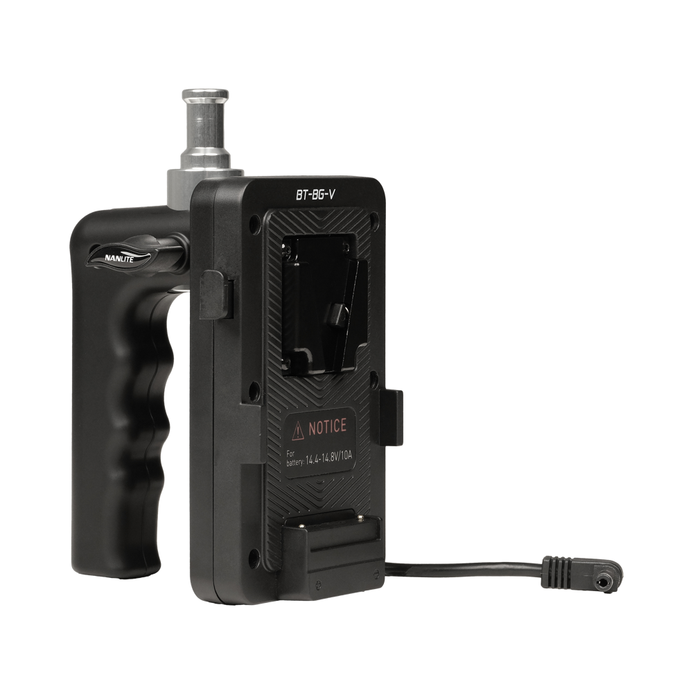 Produktbild för Nanlite V-mount Battery Grip with DC Connector