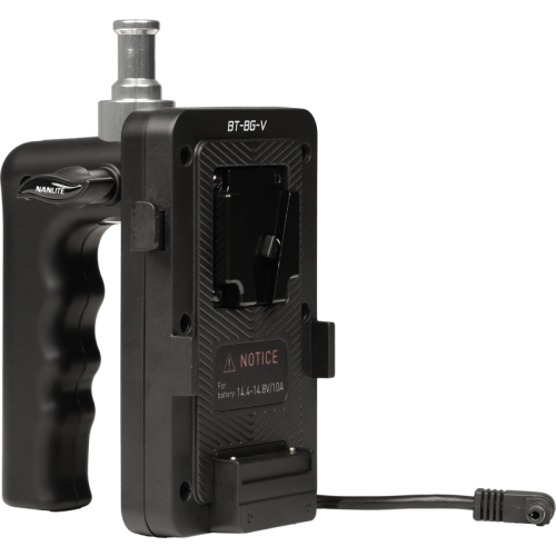 NANLITE Nanlite V-mount Battery Grip with DC Connector
