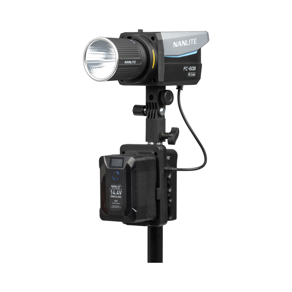 Produktbild för Nanlite V-mount Battery Grip with DC Connector