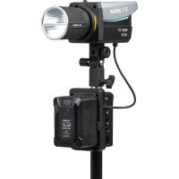 Produktbild för Nanlite V-mount Battery Grip with DC Connector