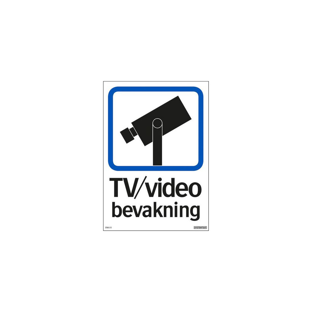 Produktbild för Dekal TV/video148x210mm