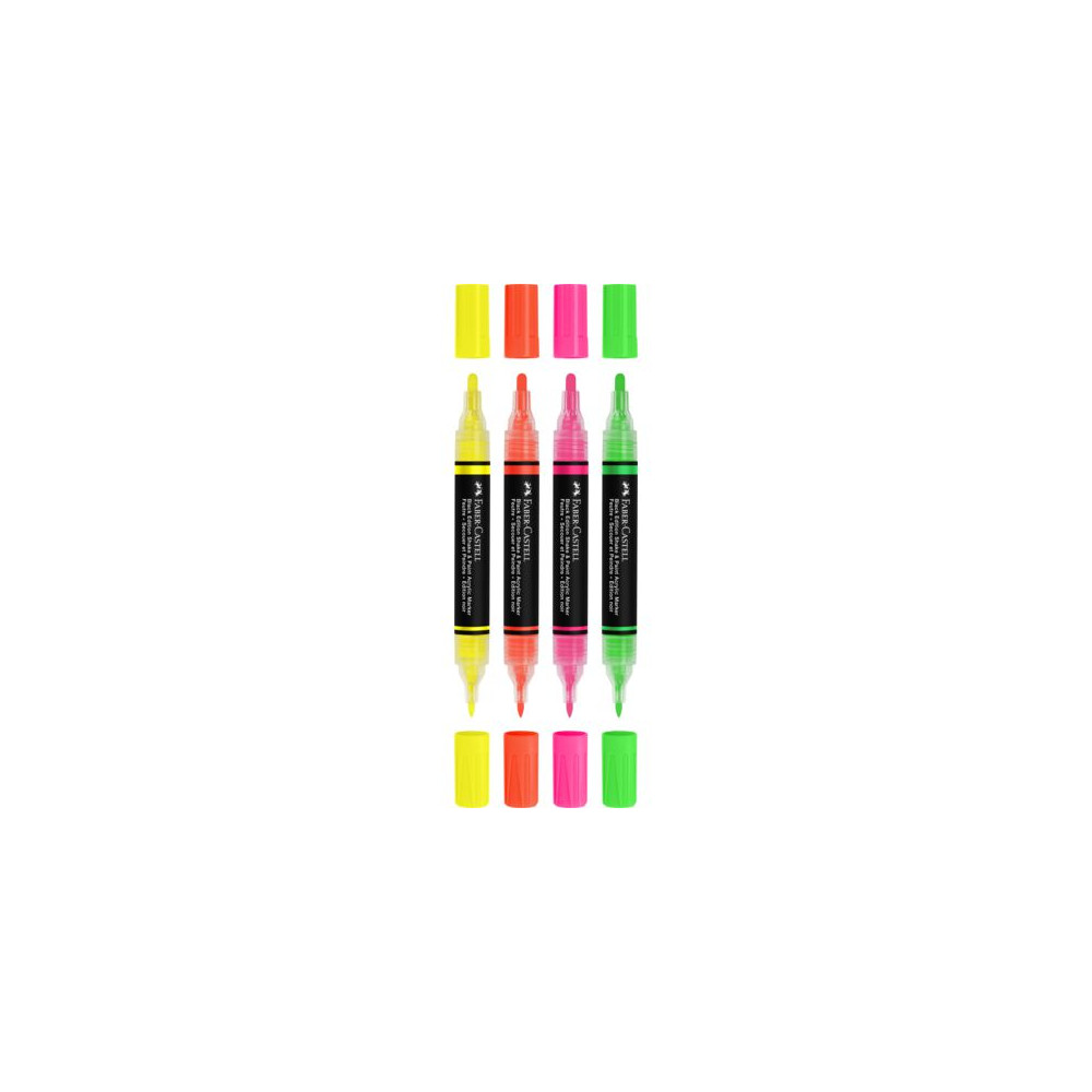 Produktbild för Fiberpenna shake&Paint neon 4/fp