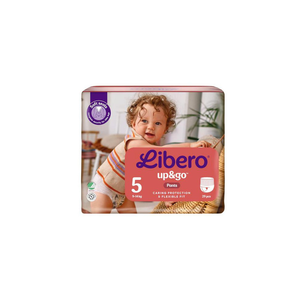 Produktbild för Blöja LIBERO Up&Go 5 S1 9-14kg 29/fp